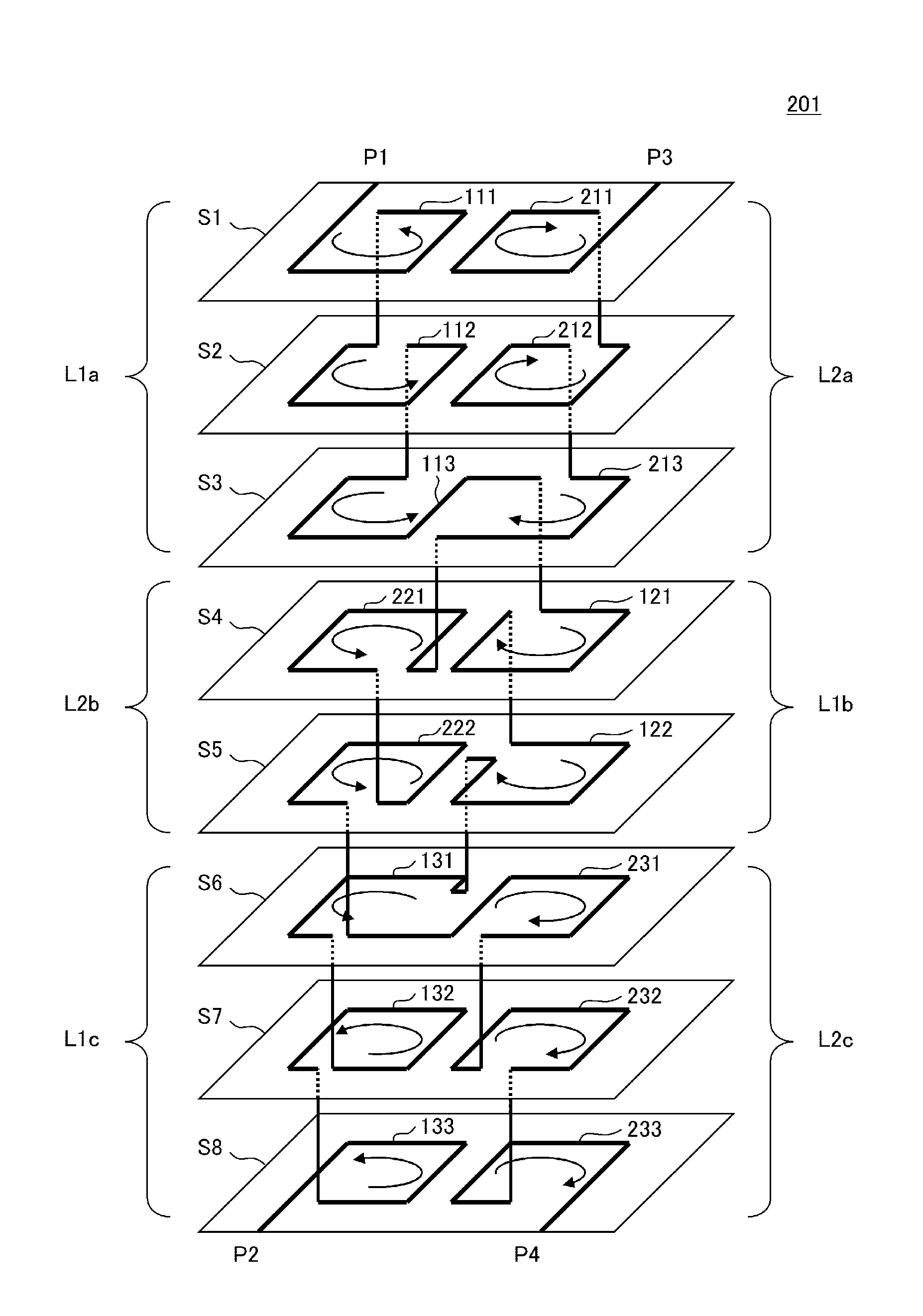 High-frequency transformer, high-frequency component, and communication terminal device