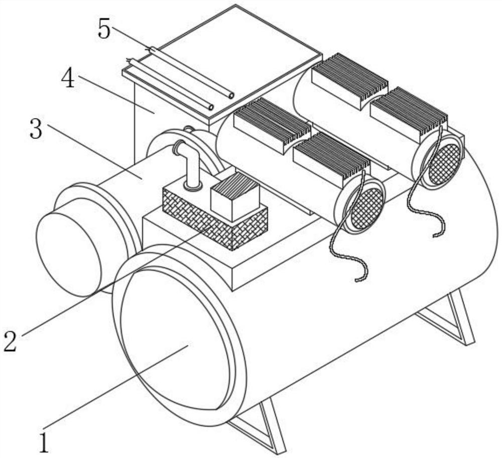 Intelligent monitoring and protecting system for air compressor