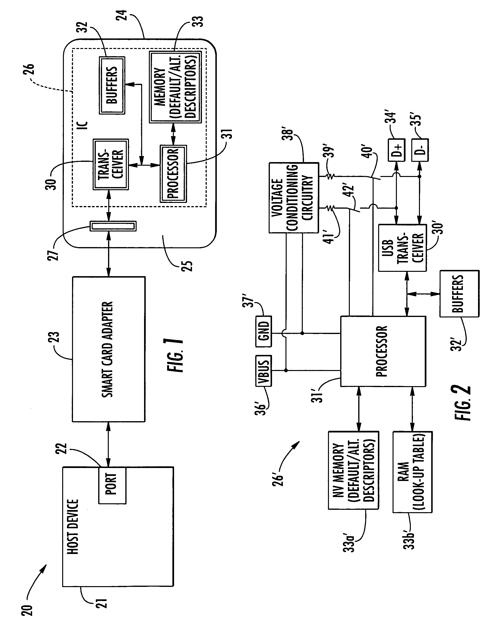 Smart card with self-reconfiguration features and related methods