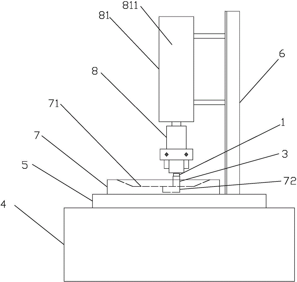 Withhold tooling for automobile wire harness plug