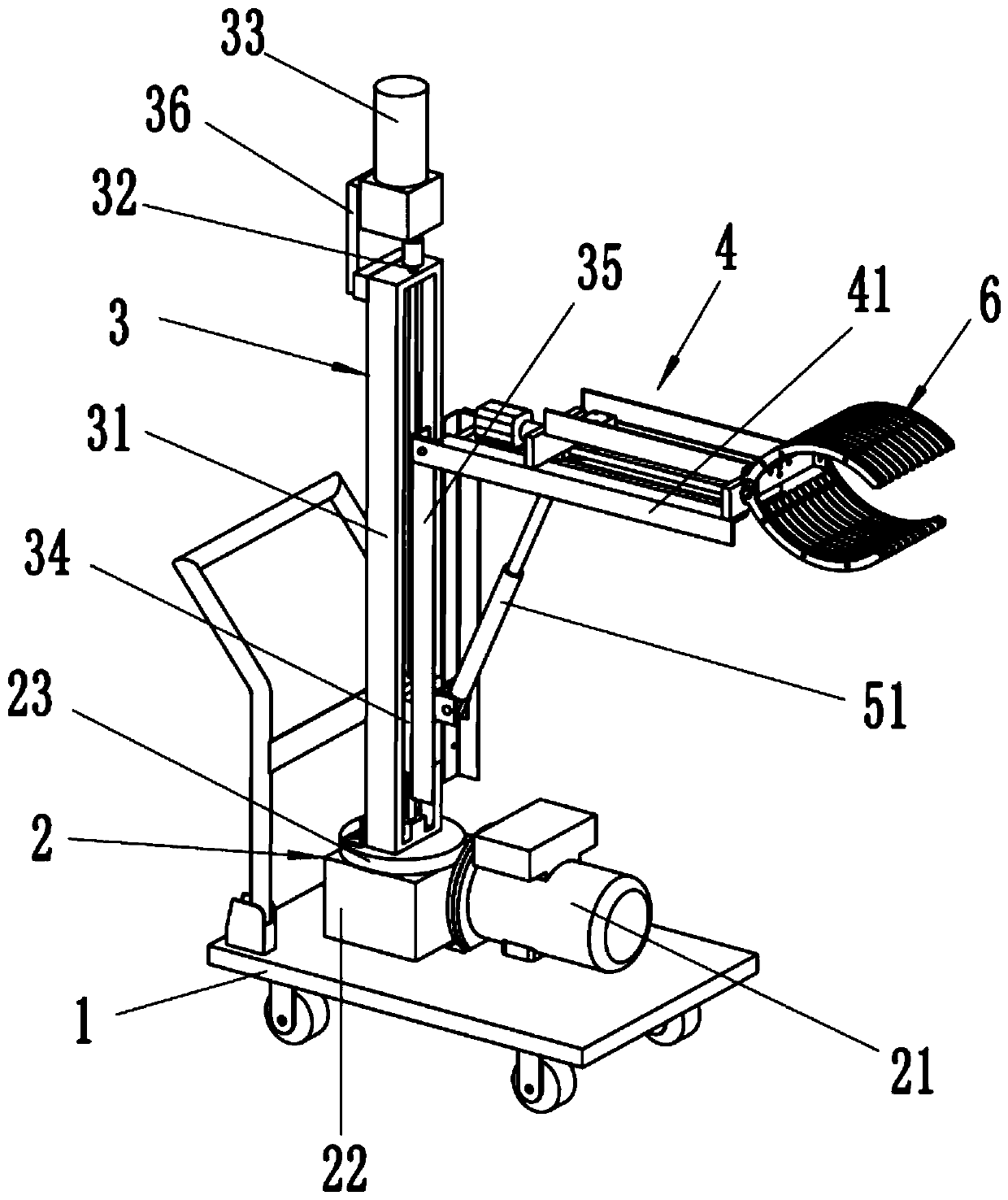 Fruit picking machine