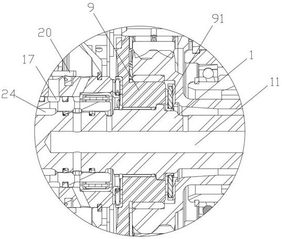 Gearbox oil circuit system and gearbox