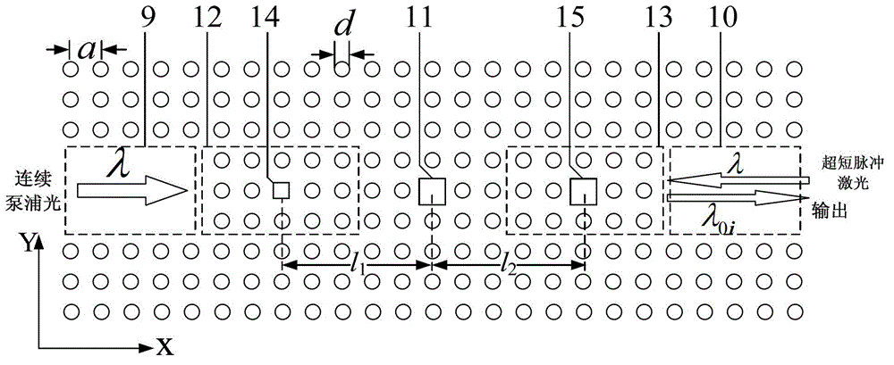 All-optical multi-wavelength conversing method and device based on photonic crystal