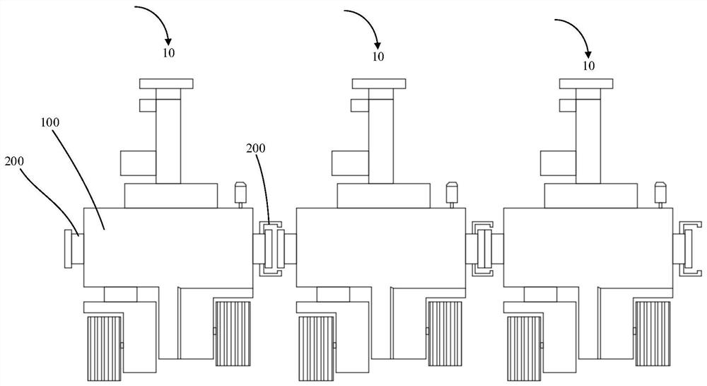 A kind of obstacle clearing device and obstacle clearing robot