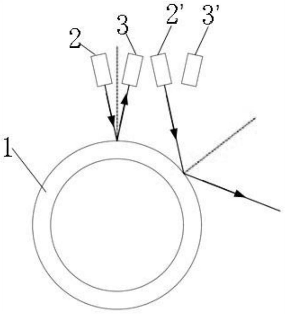 Terahertz imaging device and method for nondestructive testing of cable