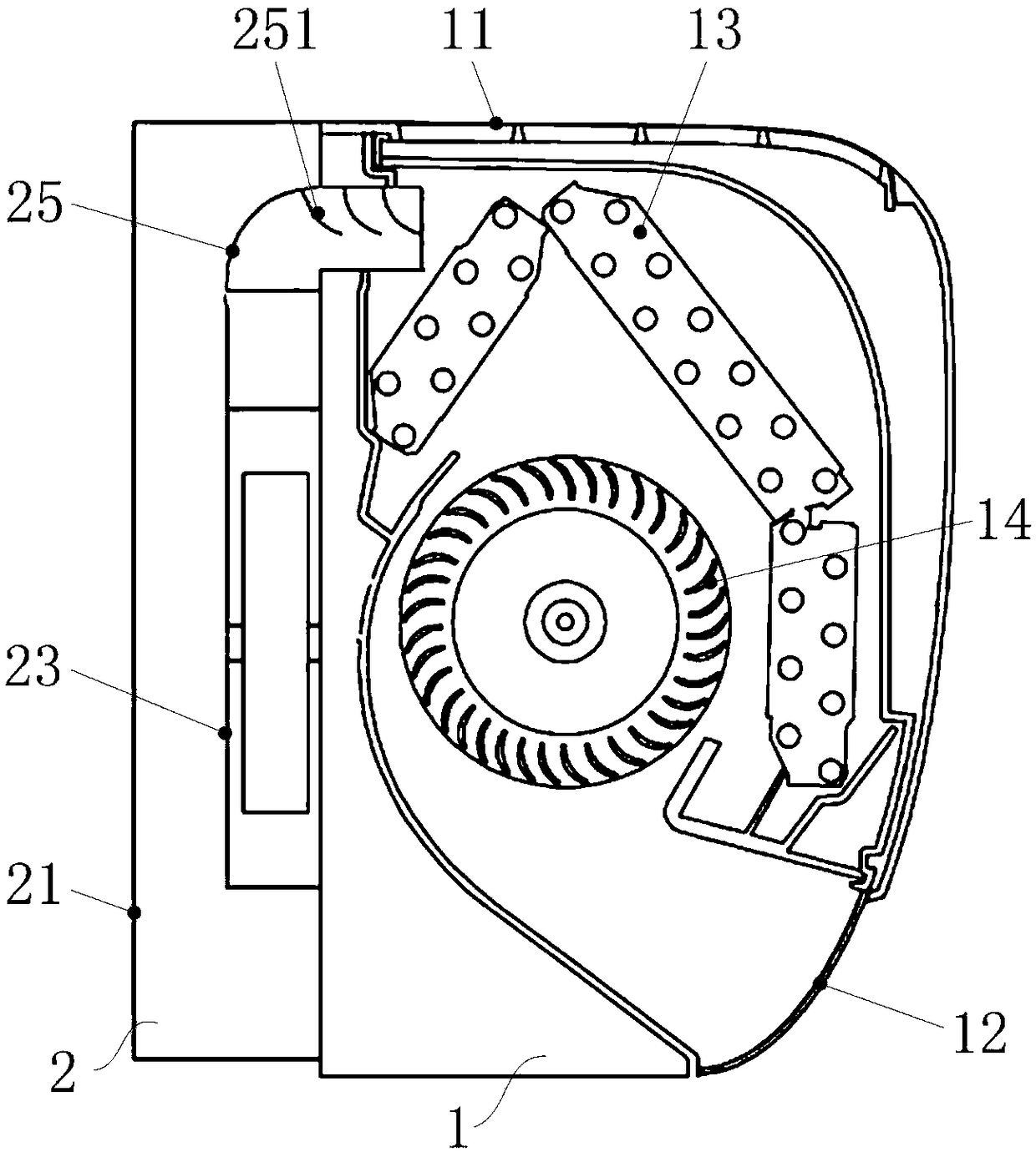 Air conditioning indoor unit and control method thereof