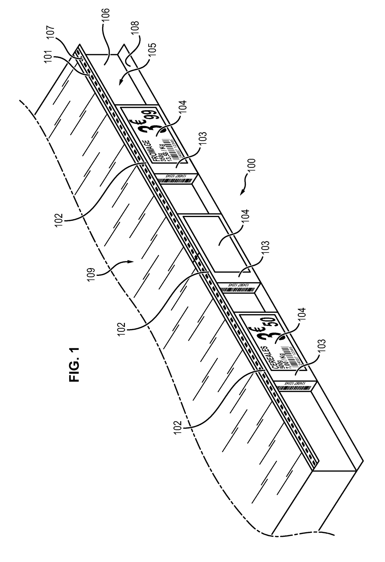 Information Display System In A Sales Area