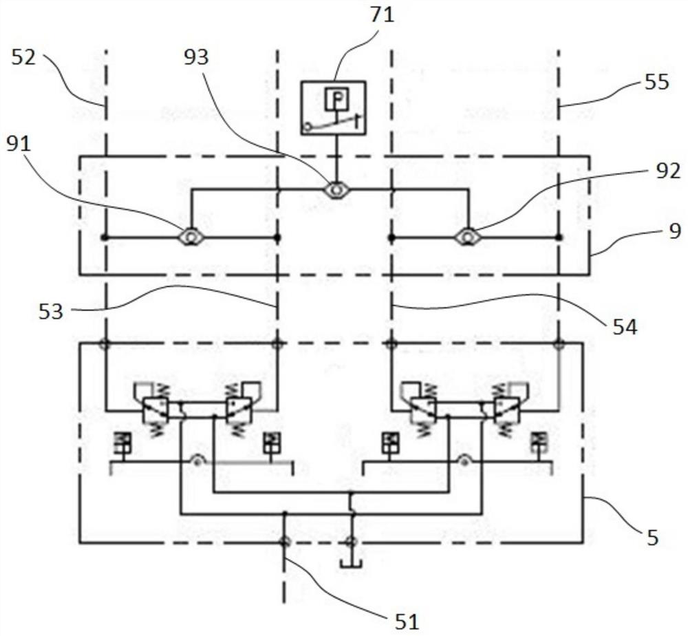 Excavator traveling high-low speed switching control method and system