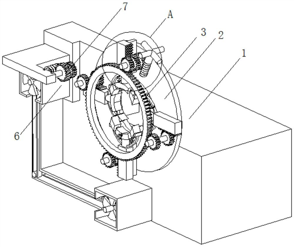 Auxiliary mechanism facilitating butt joint of building steel pipes