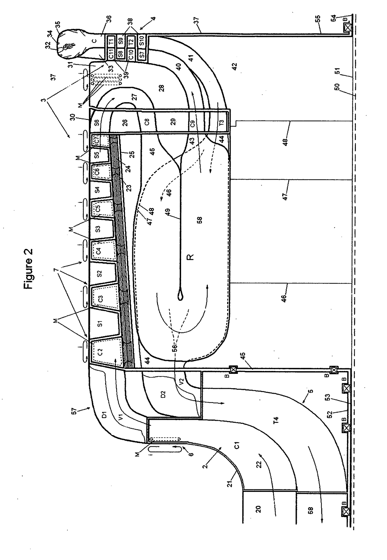 Vertical takeoff and landing aircraft and gas turbine engine with fan thrust and exhaust thrust delivered downwardly