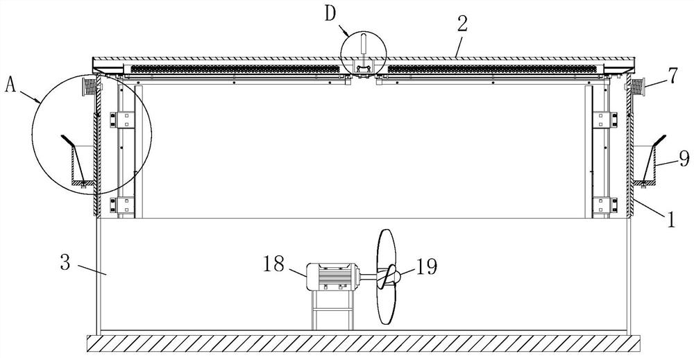 Damp-proof device for equipment in machine room