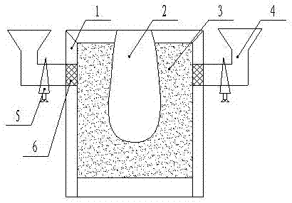 Tree planting pot exclusively used for urban landscaping