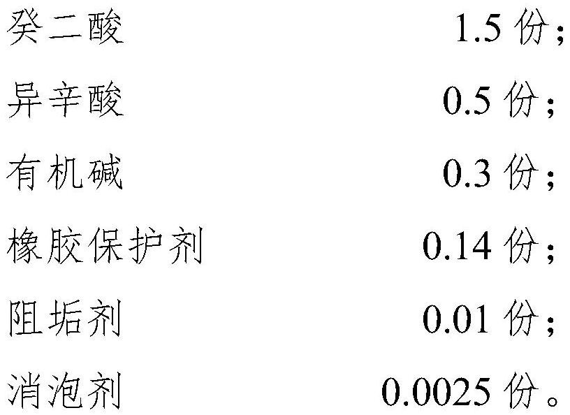 Low-conductivity dielectric cooling liquid for ethylene glycol type phased array radar, and application of low-conductivity dielectric cooling liquid