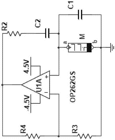 Equivalent analog circuit of HP memristor model