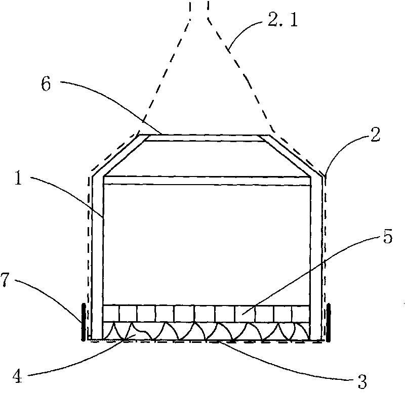 Method for culturing crabs in seawater by using breeding cage