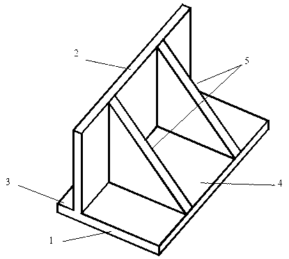 Prestress anchor cable buttress-type parapet suitable for rock substrate