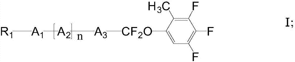 Positive and negative mixed liquid crystal combination and application thereof