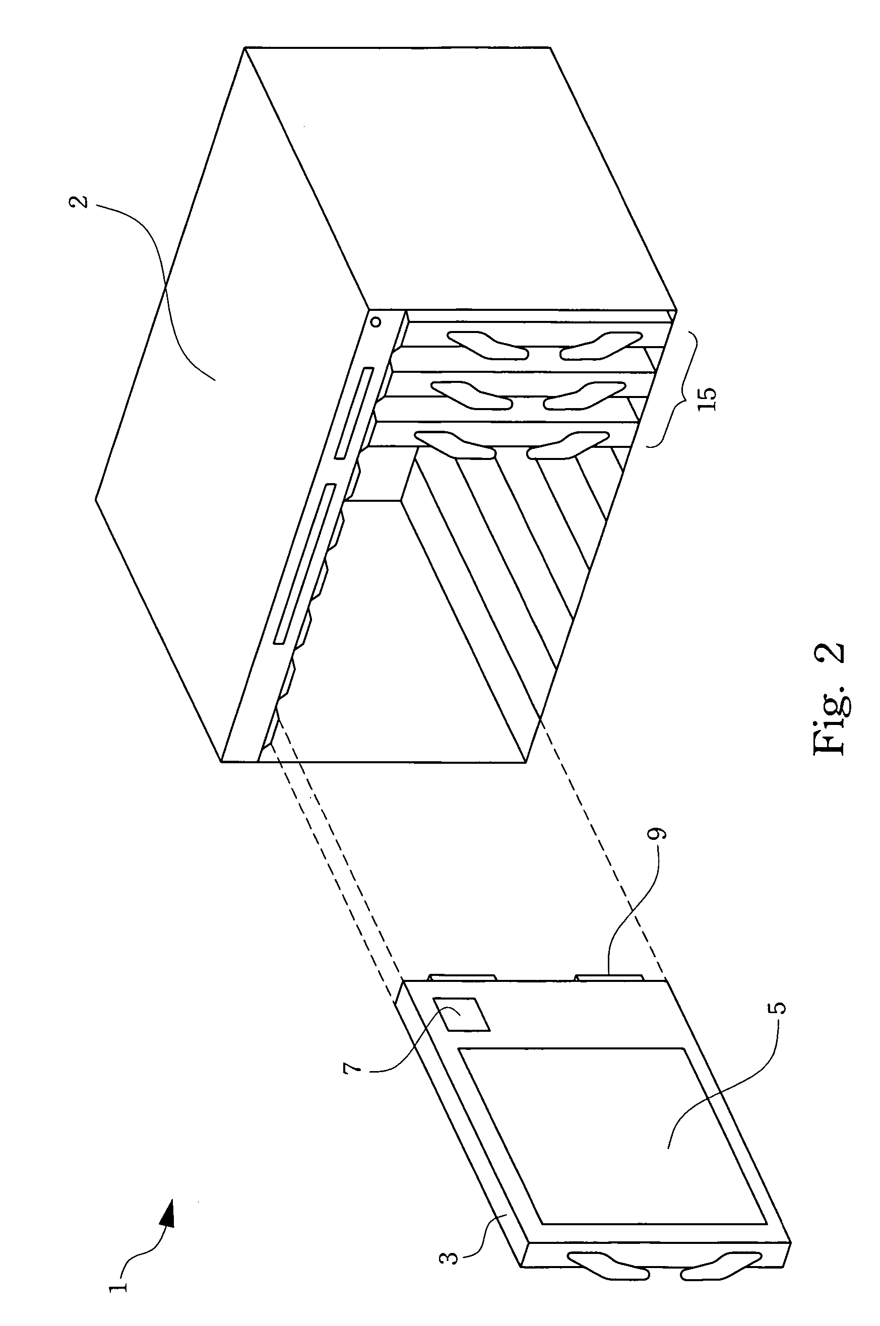 Expandable storage apparatus for blade server system