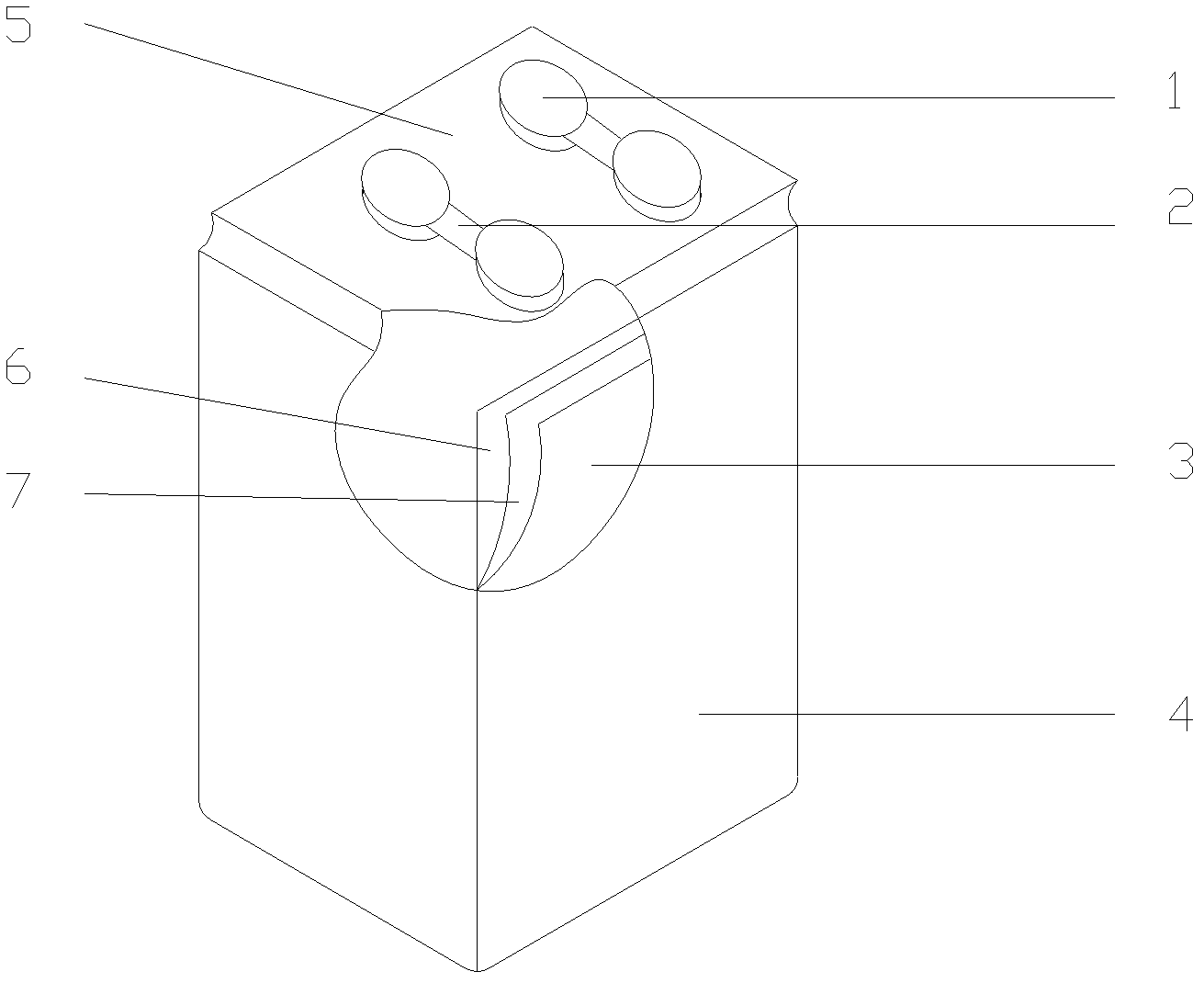 Graphite storage battery and preparation method thereof