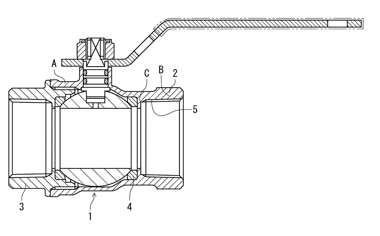 Method of producing hot forged product using brass and hot forged product and wetted product such as valve and water faucet molded using the same