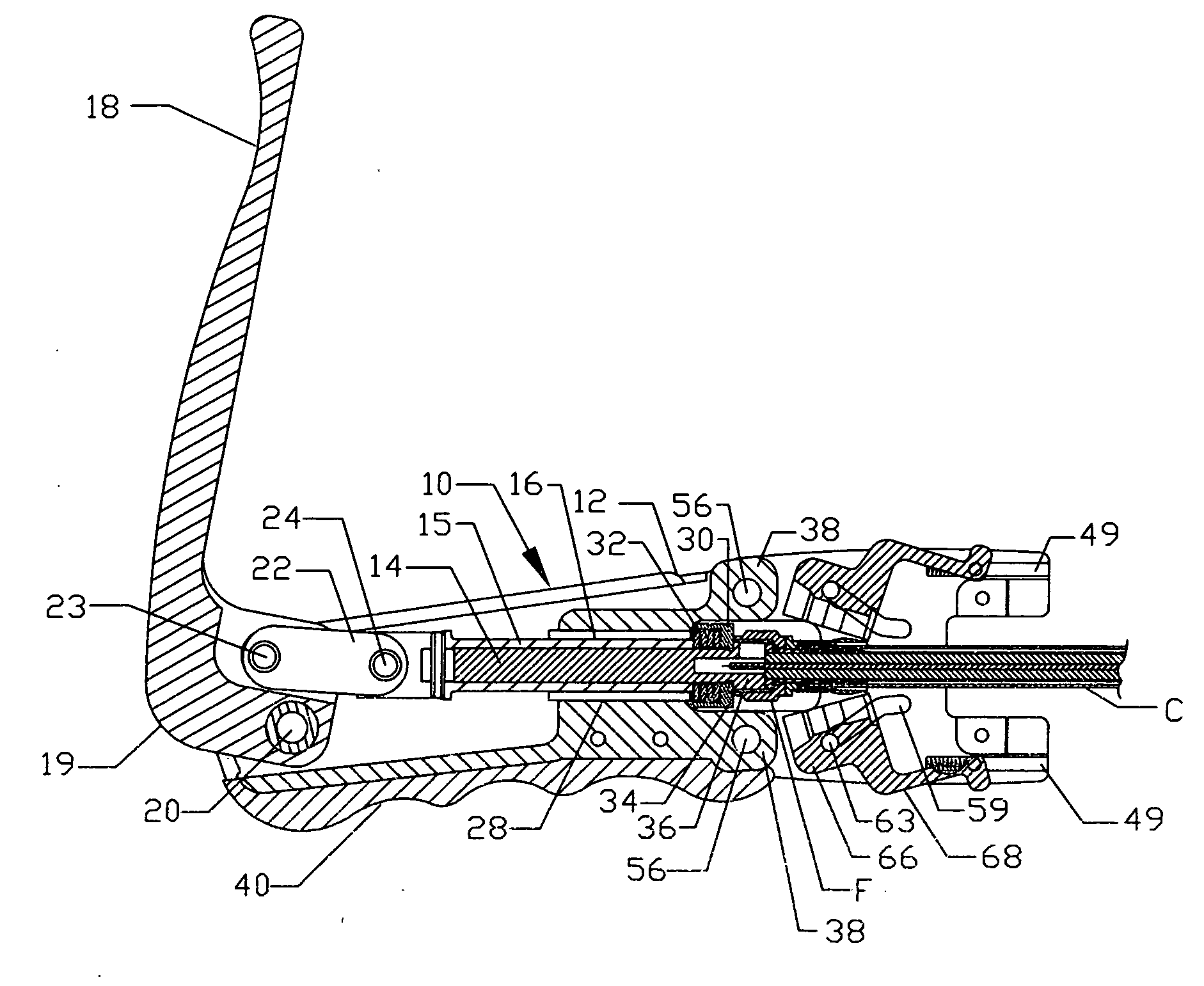 Universal coaxial cable compression tool