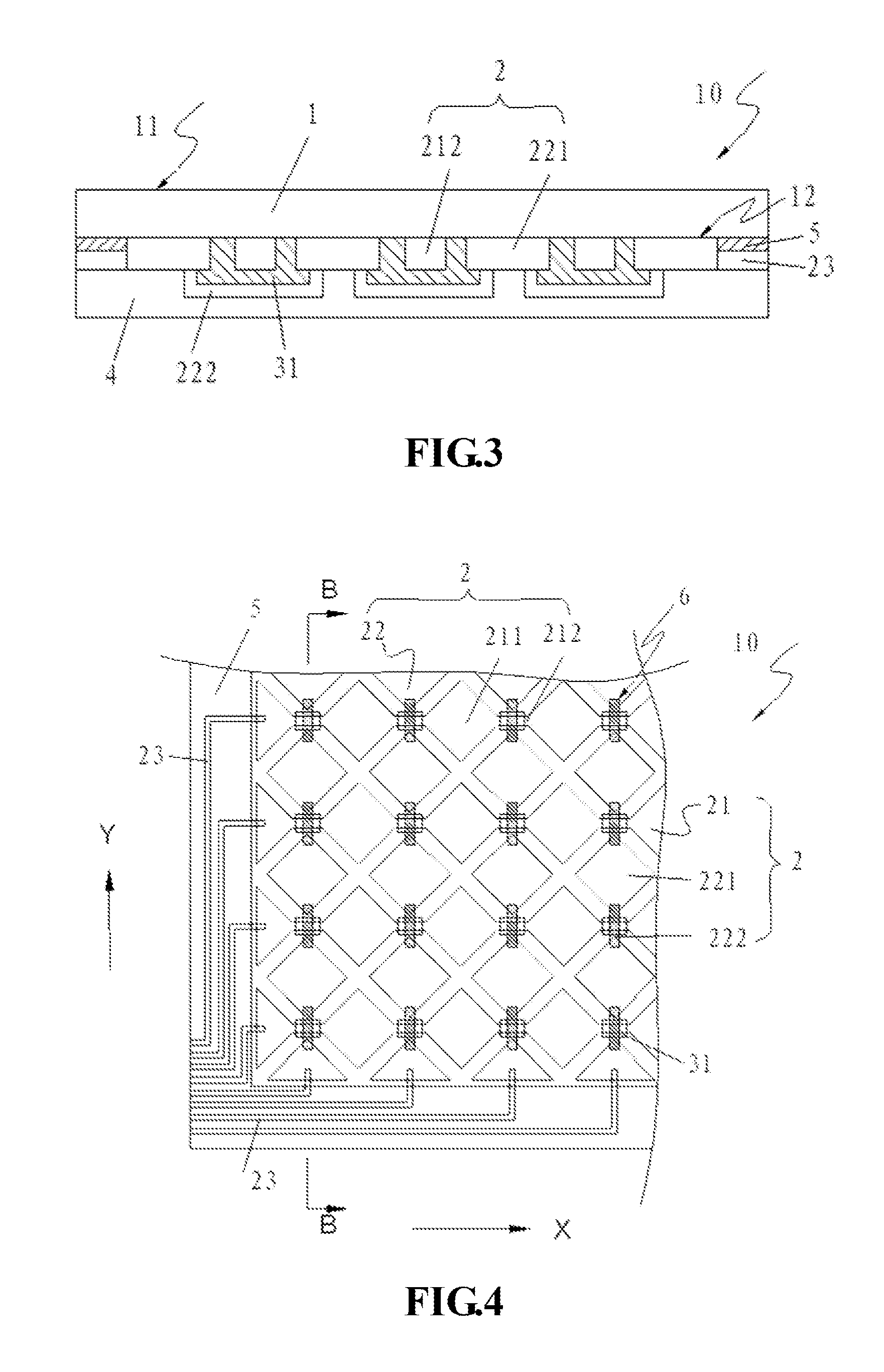 Capacitive touch panel and a method of manufacturing the same