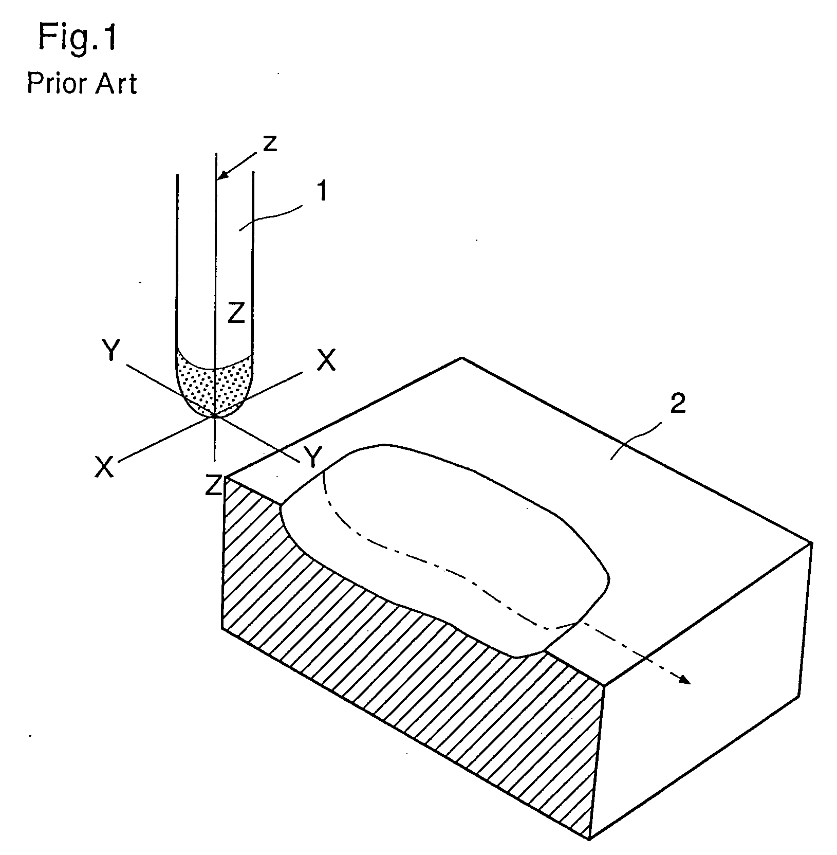 Free curved surface precision machining tool