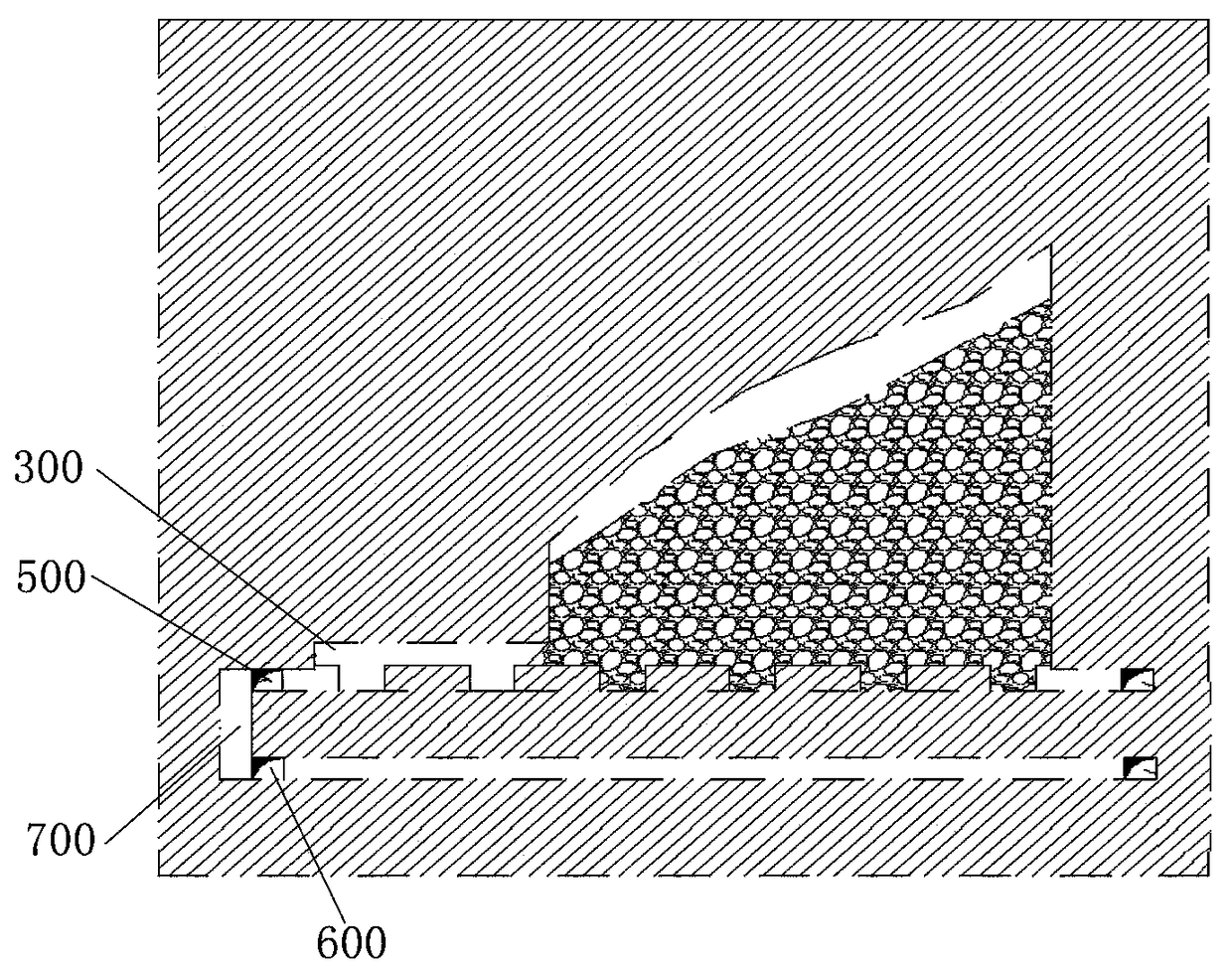 Continuous natural caving mining method for unsteady extra-thick large ore bodies