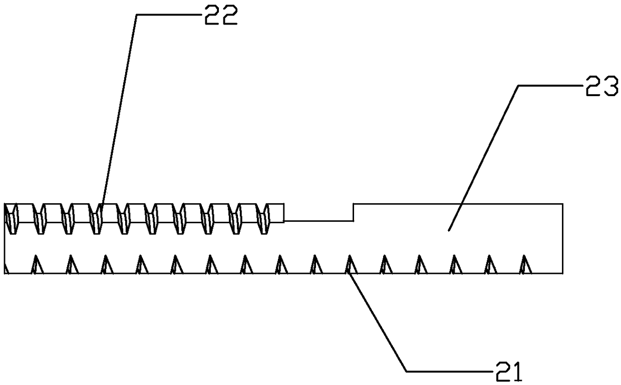 Four-section dental implant