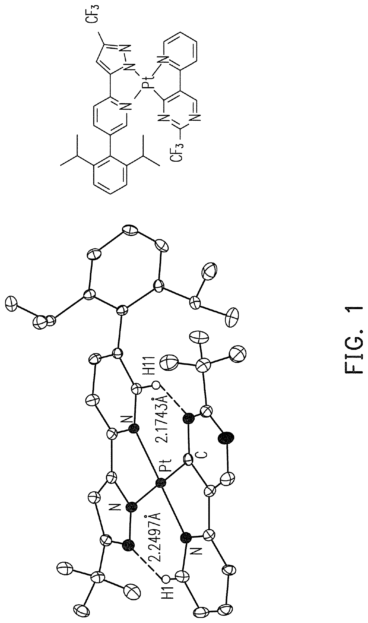 Platinum complex, OLED and apparatus for providing visible emission or near-infrared emission