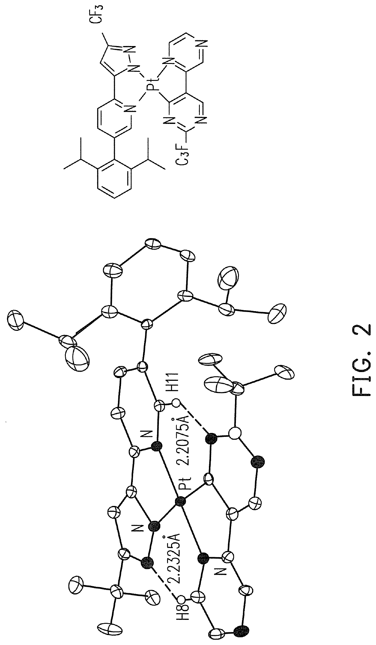 Platinum complex, OLED and apparatus for providing visible emission or near-infrared emission