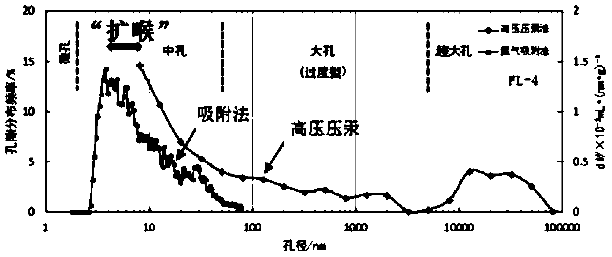 A method for characterizing the pore structure of shale gas reservoirs and an evaluation method for shale gas reservoirs