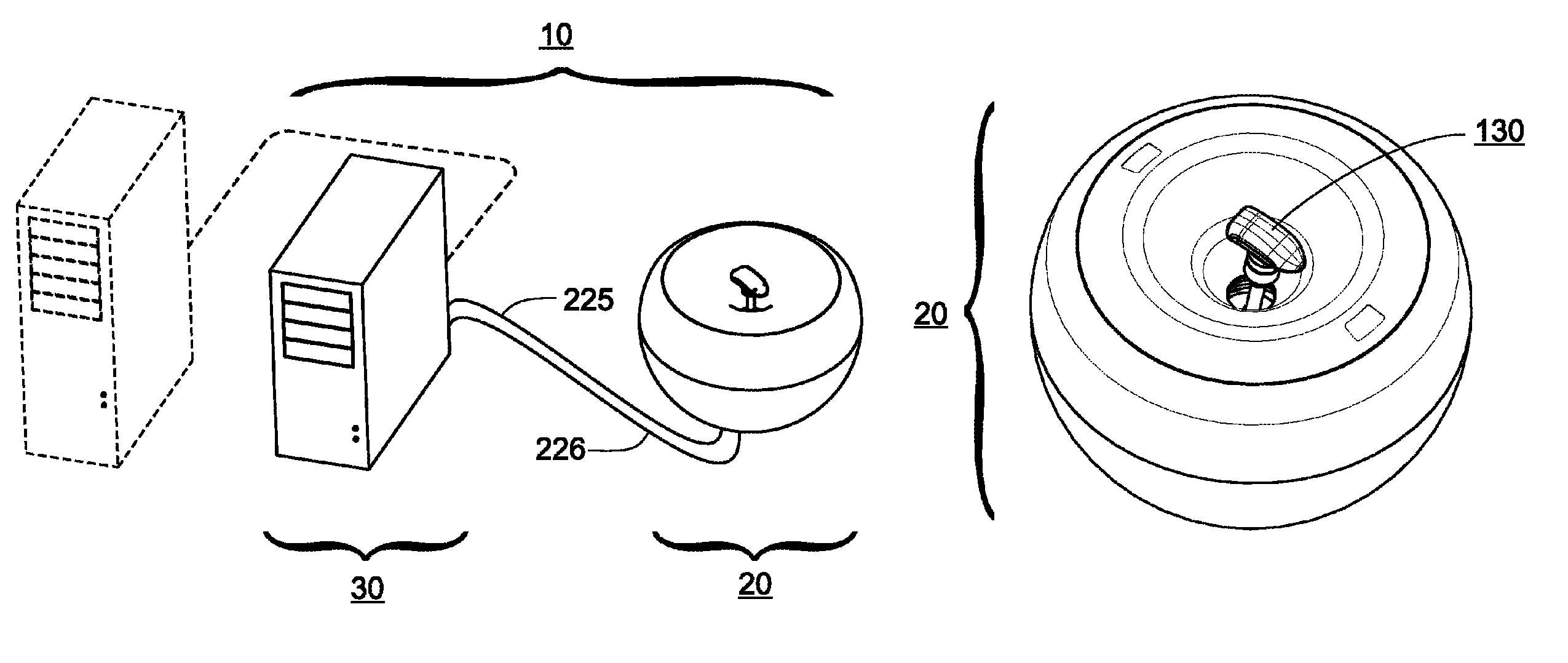 Magnetic levitation haptic interface system