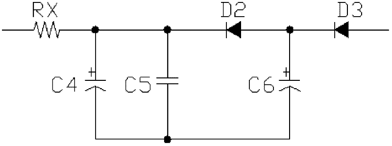 Single-circuit output flyback converter controlled in current mode