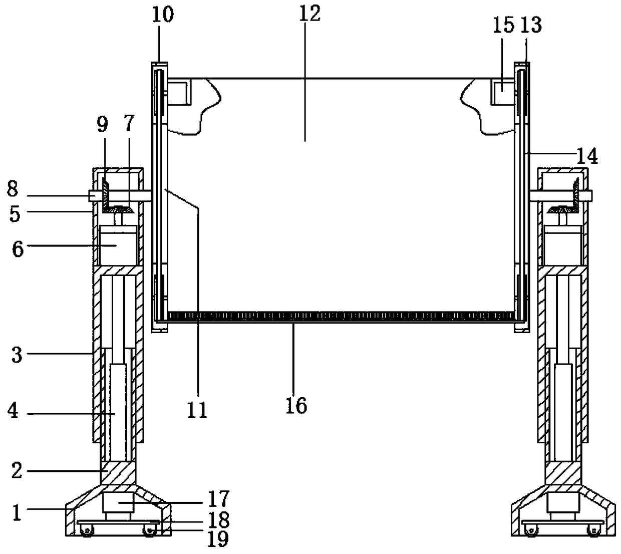 Billboard display device for exhibition display