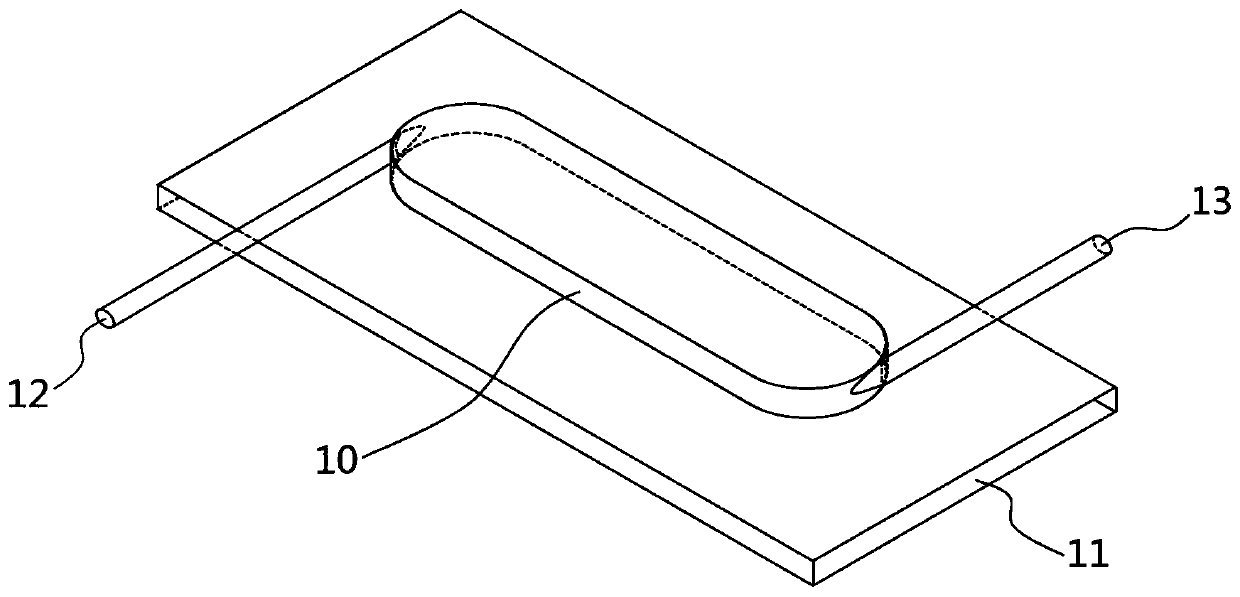 Electrode-modified microfluidic detection chip for heavy metal ions and preparation method of detection chip