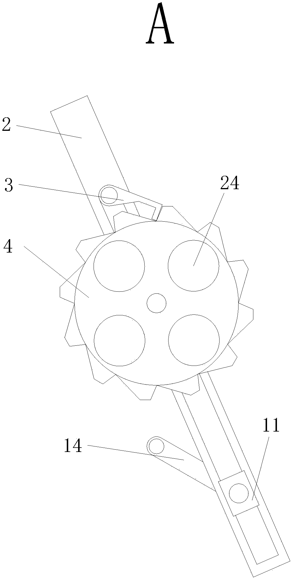 Water purification device with automatic feeding