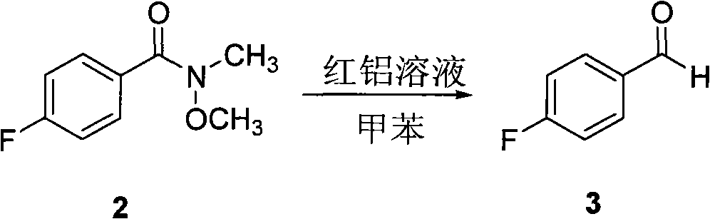 Method for preparing p-fluorobenzaldehyde