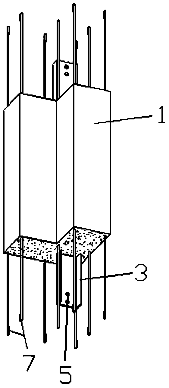 Prefabricated, assembled and integrated type special-shaped column structure and jointing construction method thereof