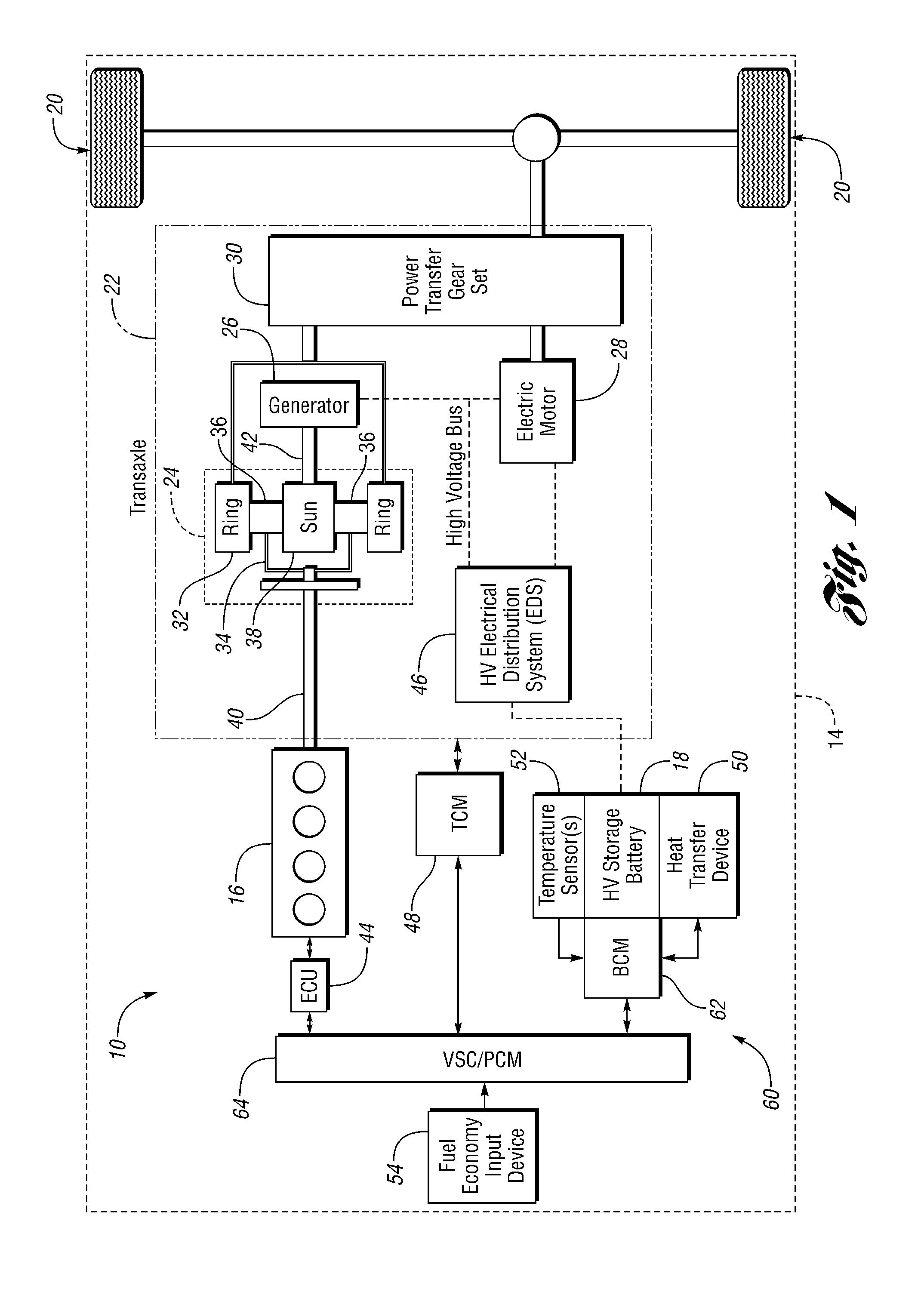 Method And System For Enhancing Fuel Economy Of A Hybrid Electric Vehicle