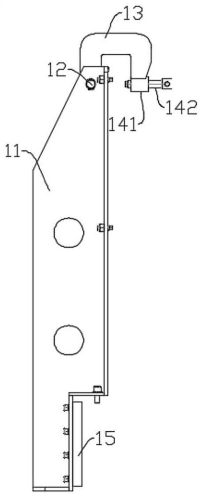 Welding method of bending machine rack