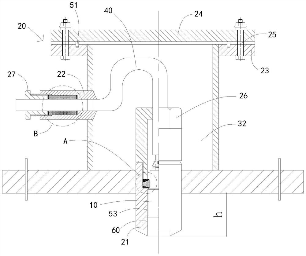 Watertight reference electrode