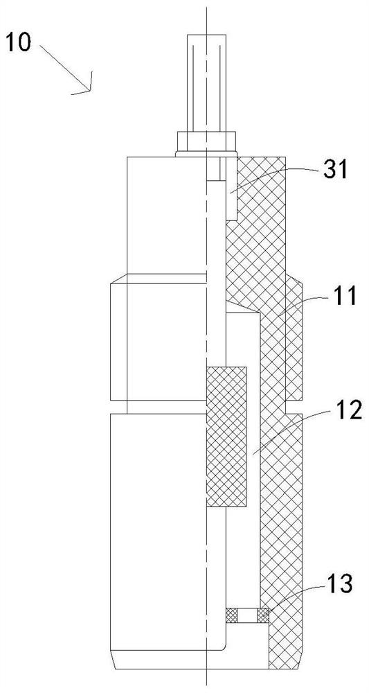 Watertight reference electrode