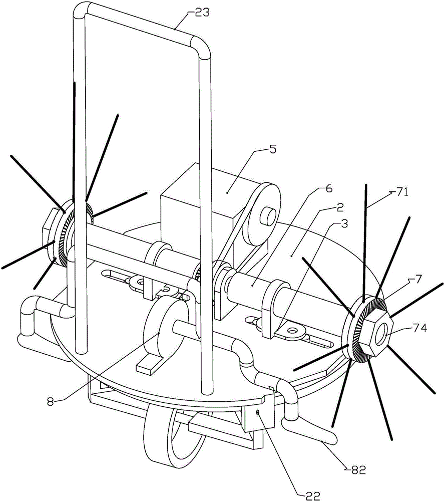 Leaf picking machine for corn plants