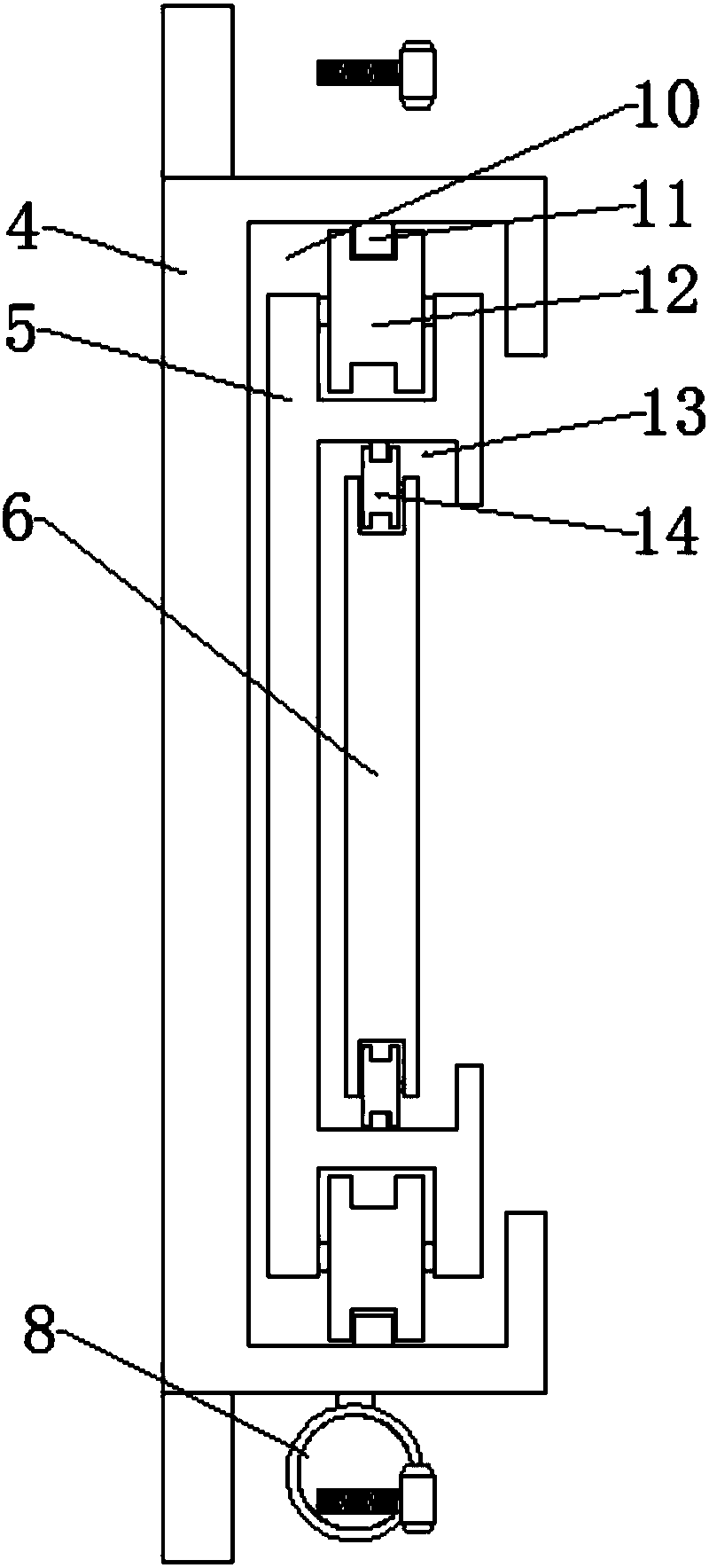 New energy vehicle charging cable fixing device