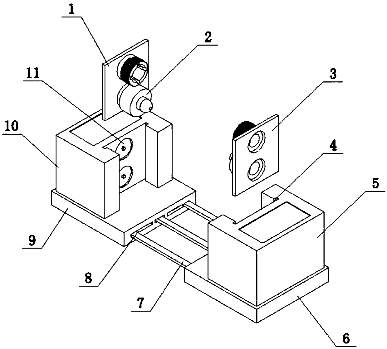 Detection device for on-off fault of power system optical fiber