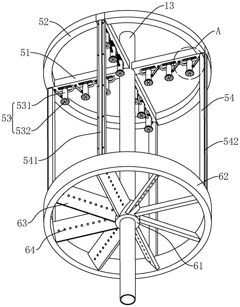 Asphalt waste gas purification system