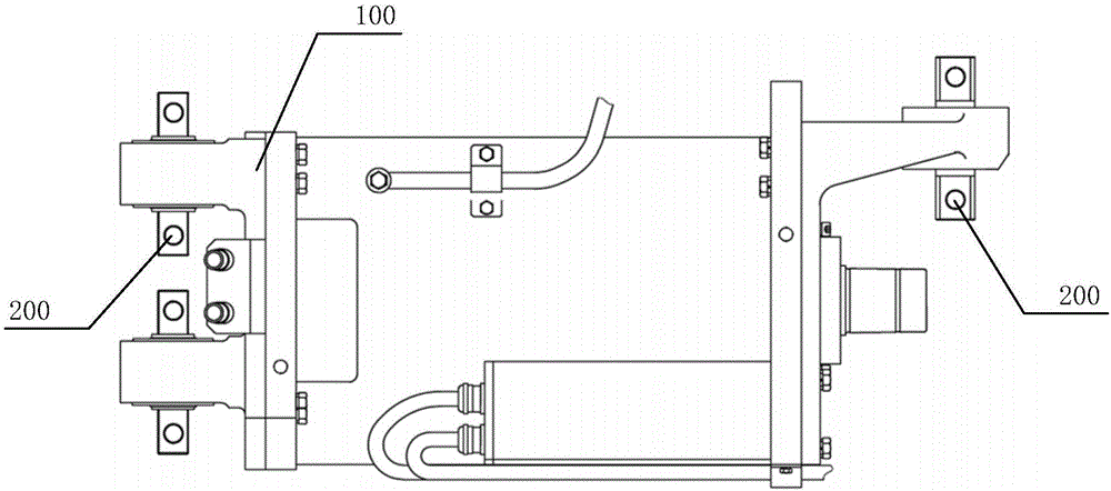 Device and method for pressing rubber joints to electric motor