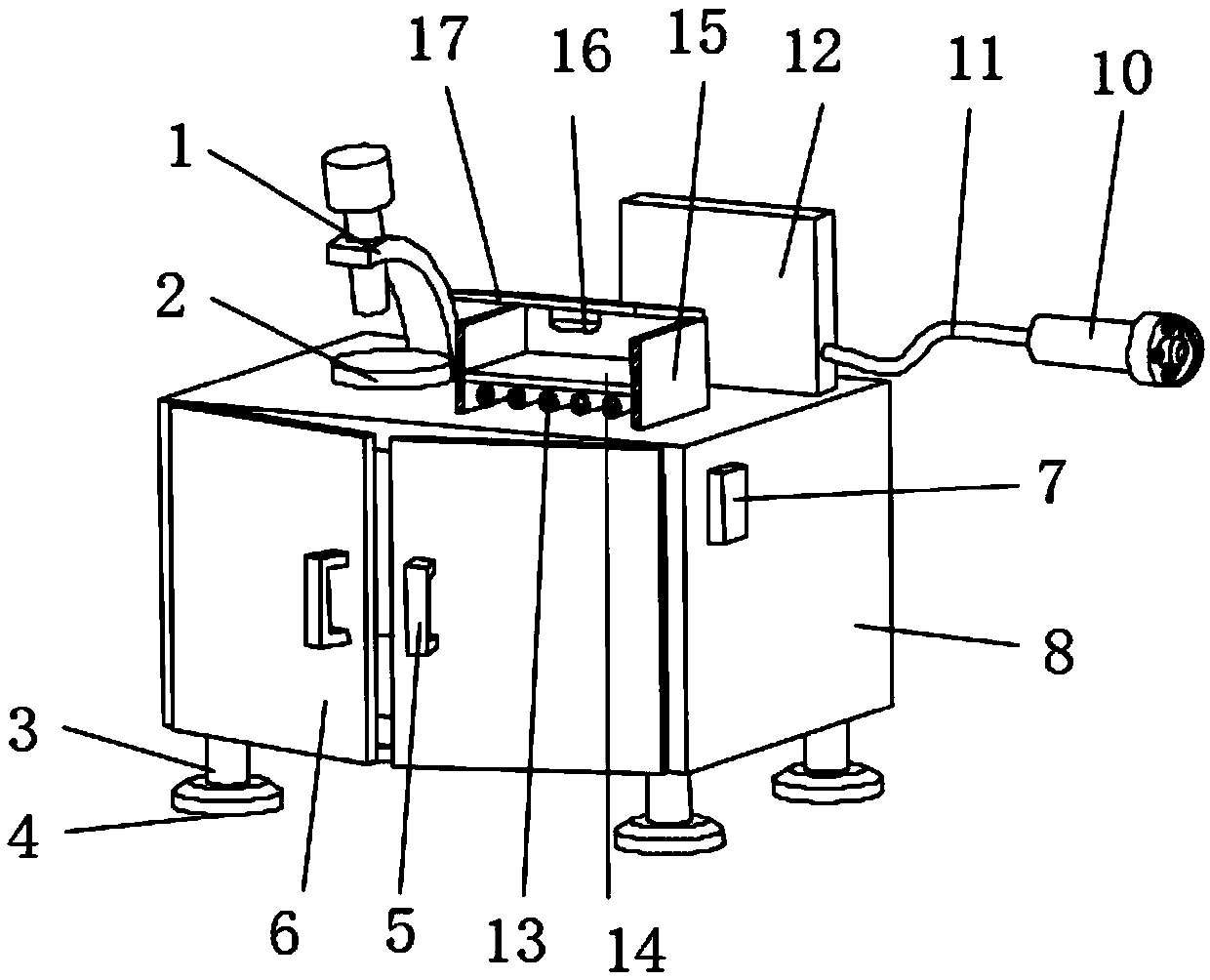 Cervical cancer screening instrument device for gynaecology