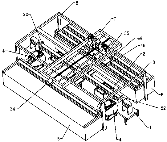 Steel rail kidney hole machining device used for rail traffic